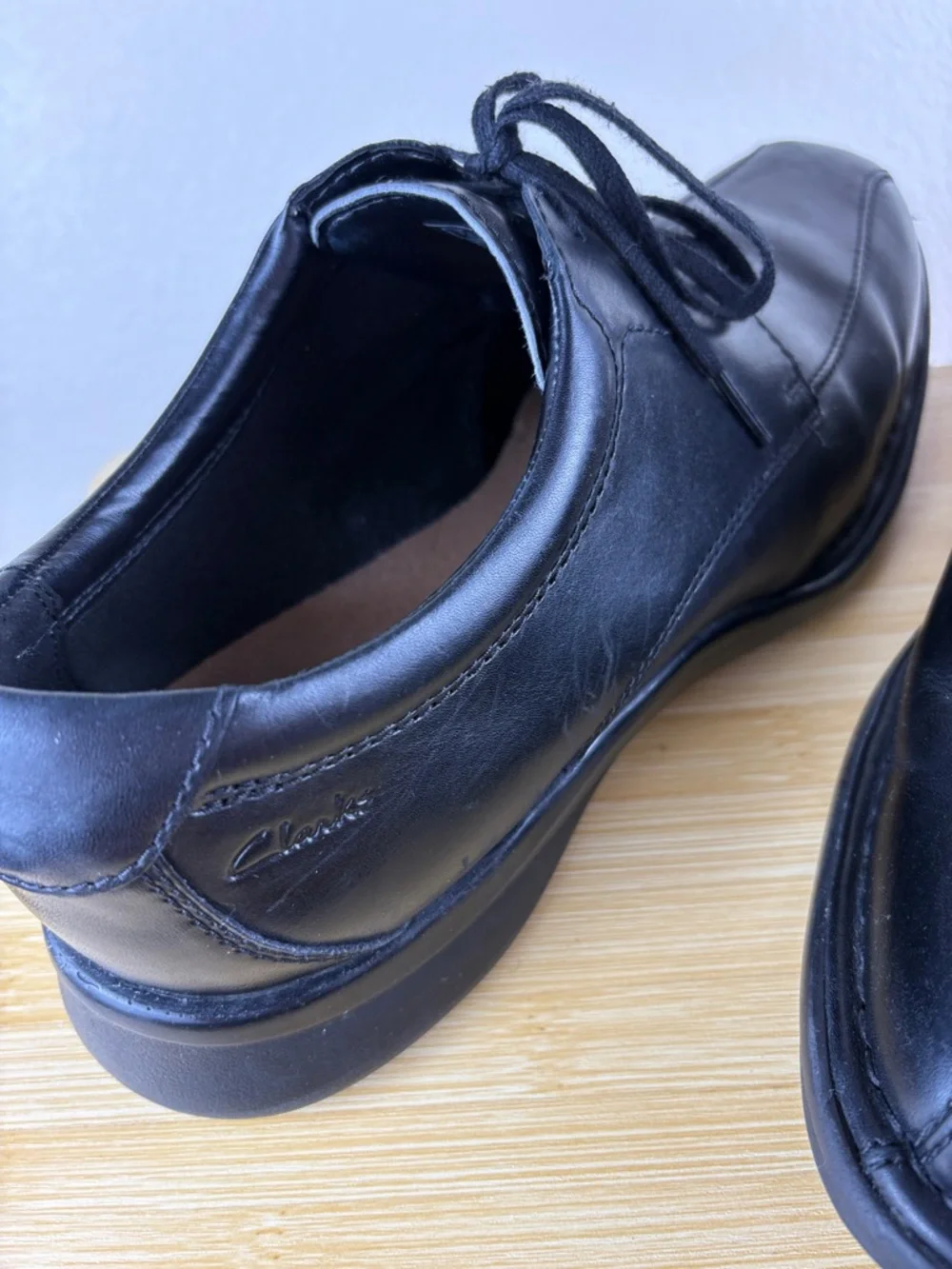 Clarks Men's Kempton Run Black Lace Up Size 12